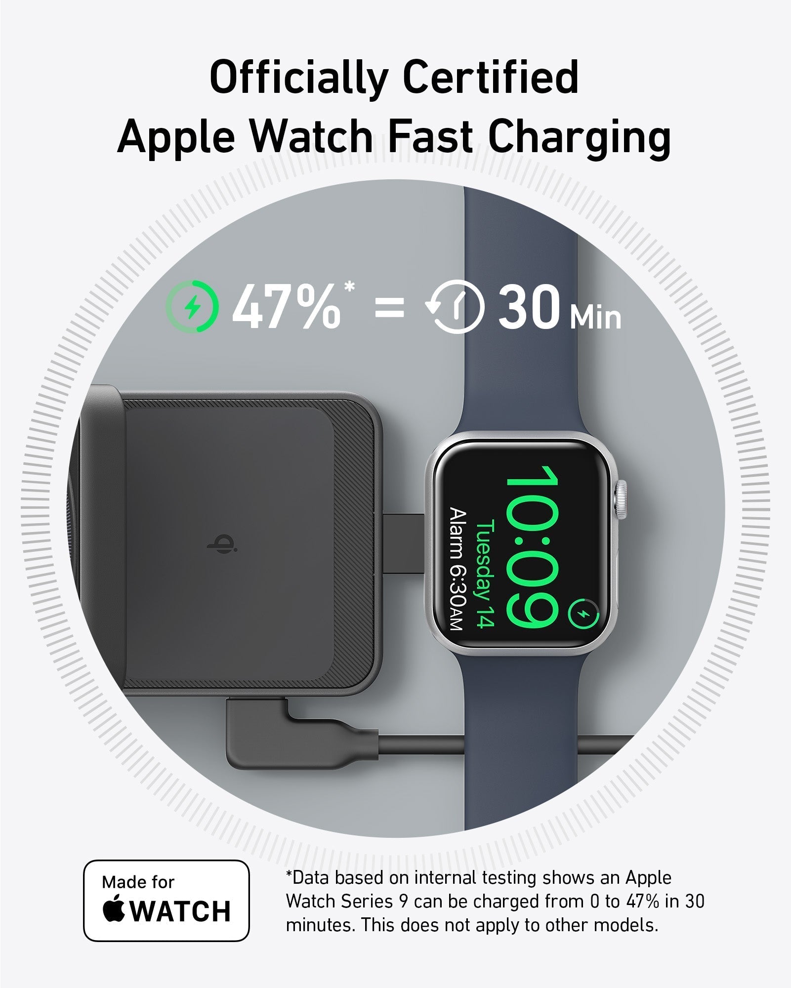 Refurbished Anker MagGo Wireless Charging Station (Foldable 3-in-1)