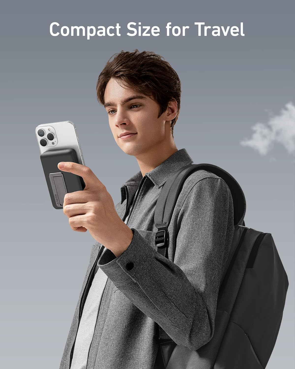 Anker portable power bank with compact travel-friendly design